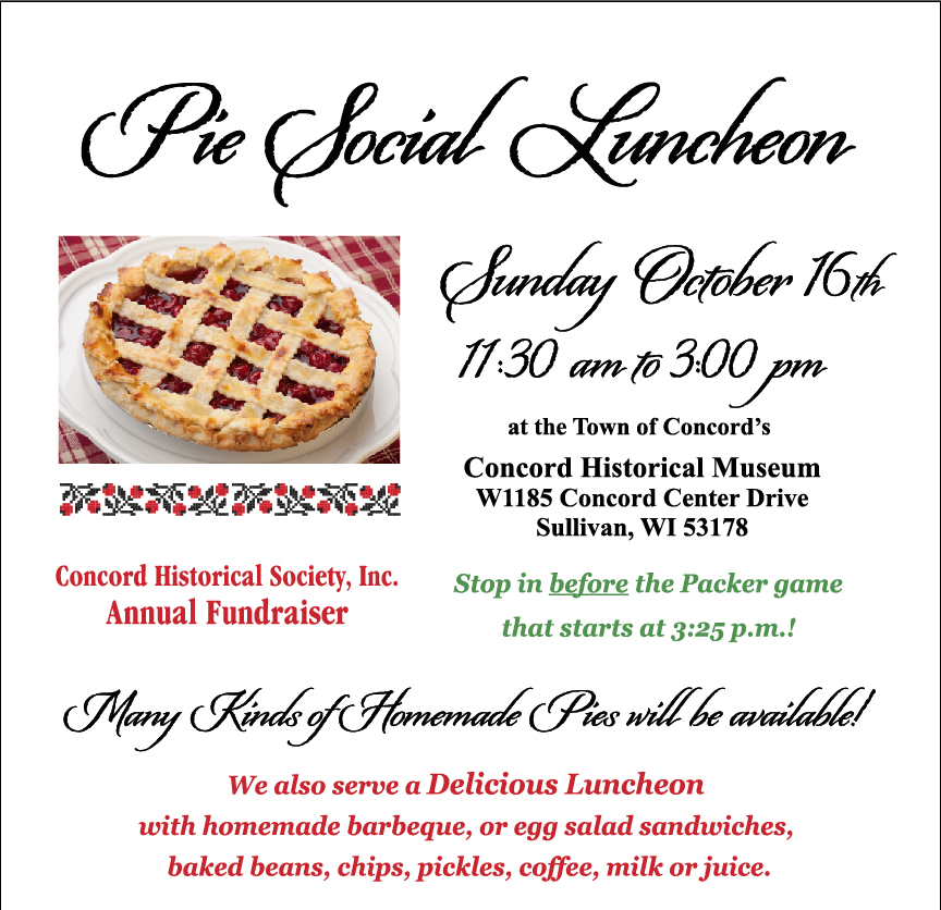 News Concord Wisconsin Historical Society